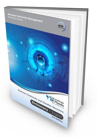 File:3D BCM Institute Crisis Management Business Continuity Audit Disaster Recovery Dictionary 3rd Edition.jpg